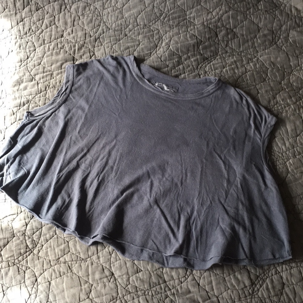 Frank & Eileen Tee Lab Cropped Shirt Size M